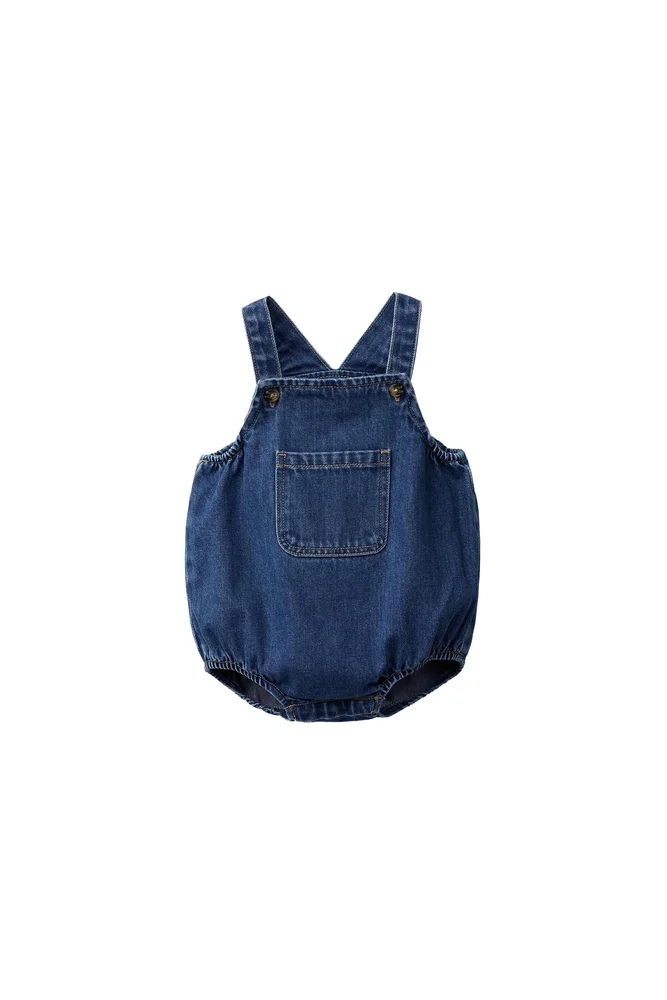 Denim Romper