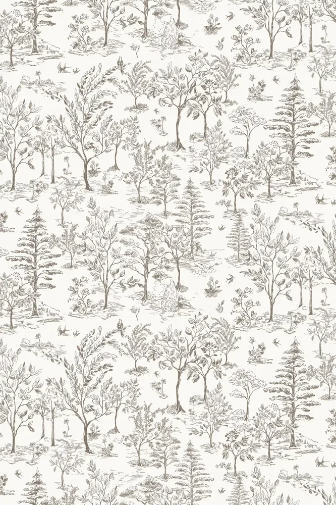Arbor Toile Vintage Inspired Peel-and-Stick Wallpaper