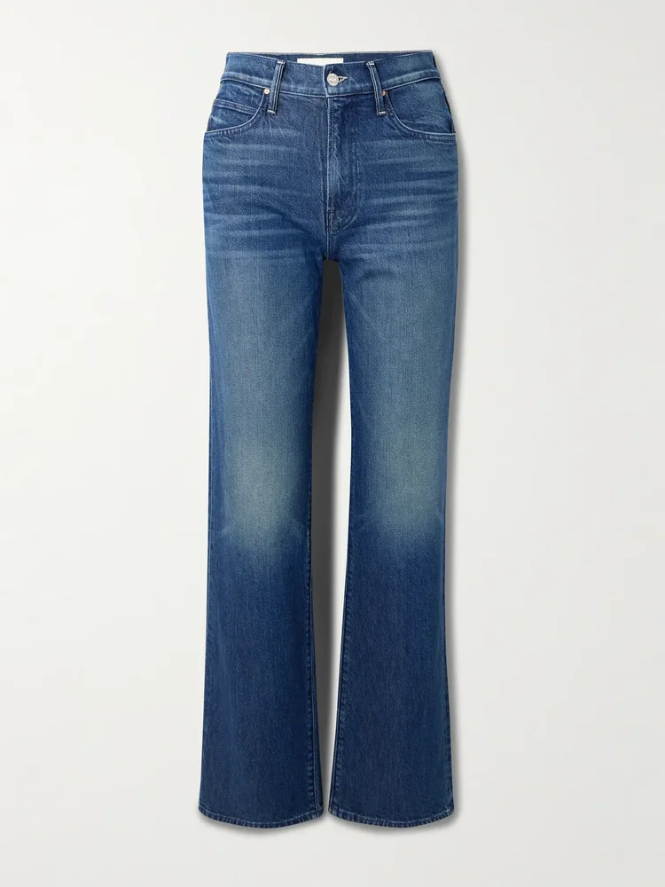 The Kick It high-rise straight-leg jeans