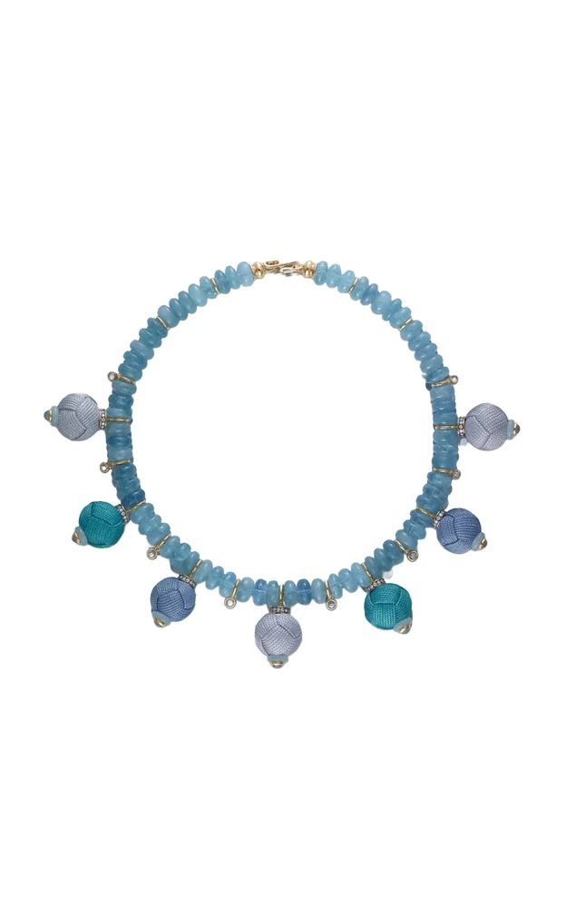 Exclusive La Isla Yam Aquamarine Necklace