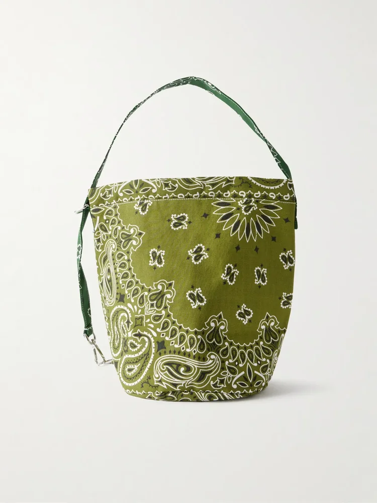 Sac Seau printed cotton tote