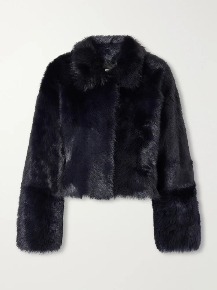 Cameron cropped shearling jacket