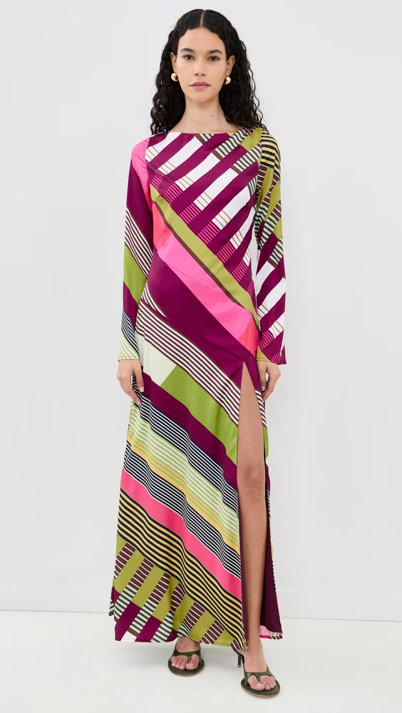 Montie Sleeved Maxi Dress