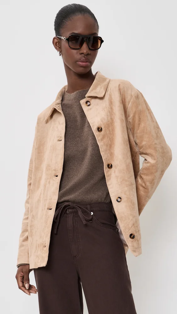 Vancouver Faux Suede Jacket