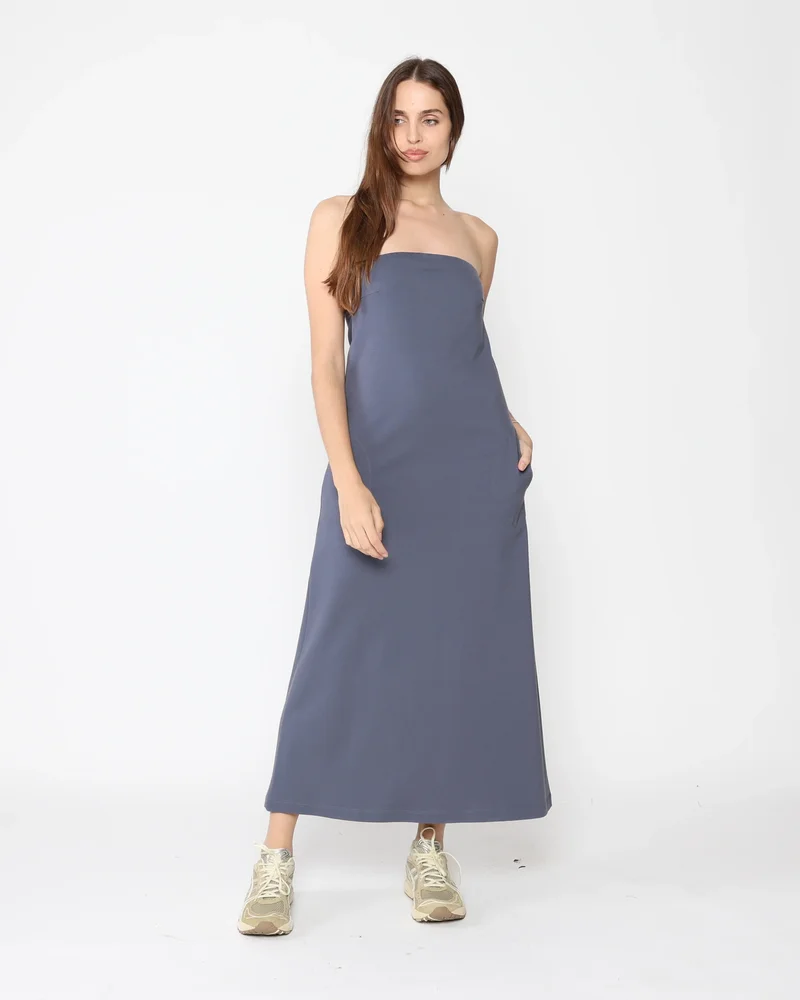 Sea Blue Ponte Knit Perfect Dress