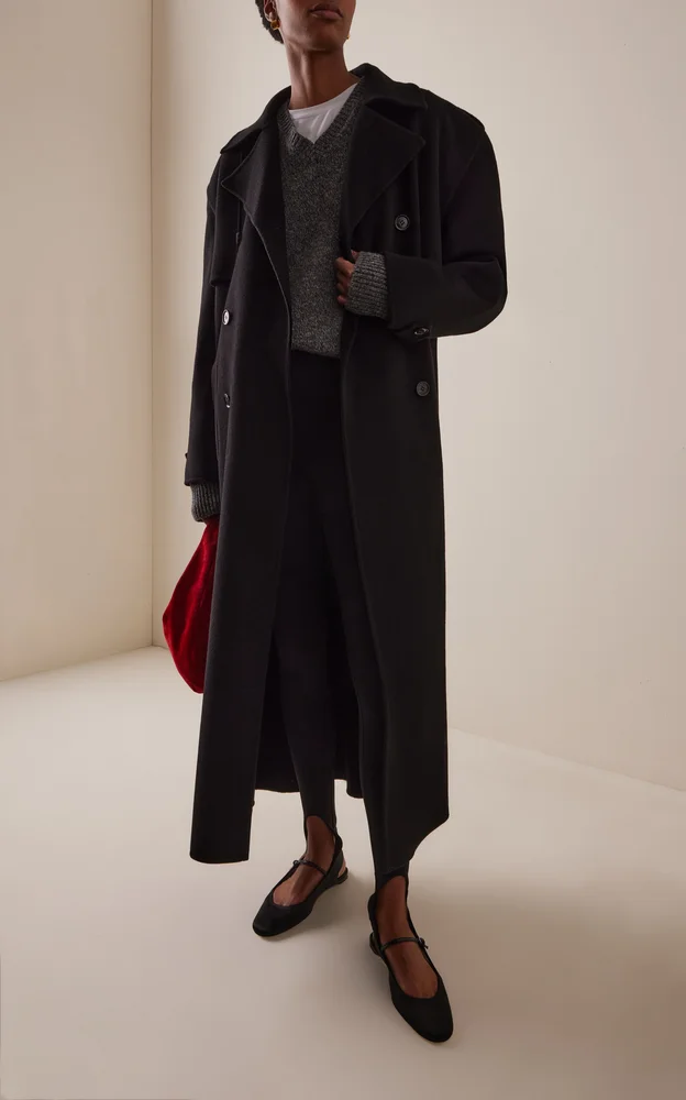 Nikola Padded Wool-Cashmere Trench Coat