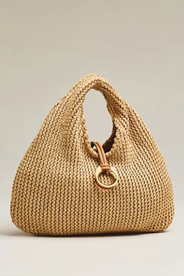 Martin Raffia Slouchy Bag