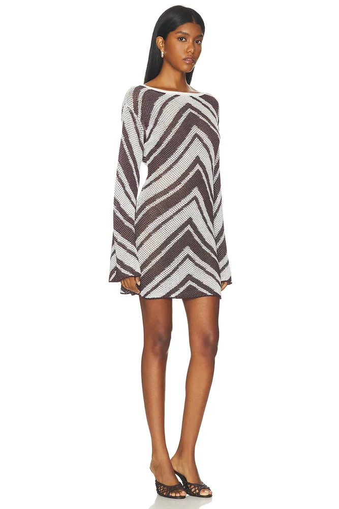 Mazie Long Sleeve Knit Mini Dress