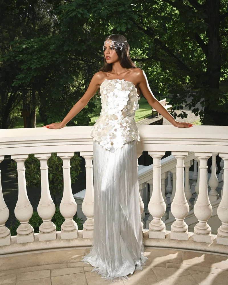 Dua Pearl White Dress